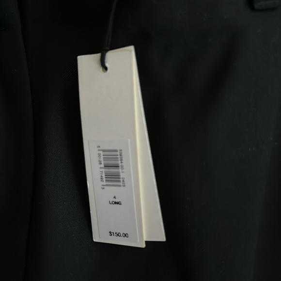 NWT! Black High-Rise Modern Straight Siena Italian Wool Pant - Multiple🤎 - Picture 13 of 16